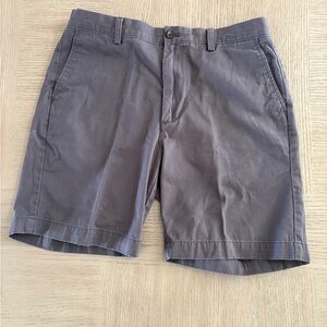 Amazon Essentials Men's Charcoal Flat Front Shorts